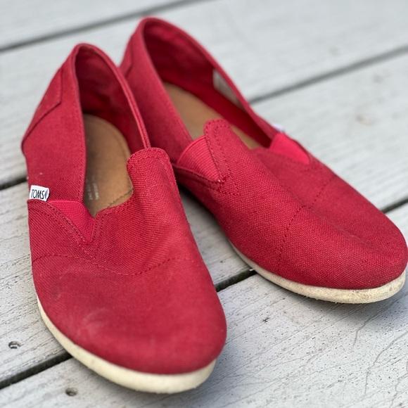 Classic Red Toms size 8.5 - Picture 7 of 11